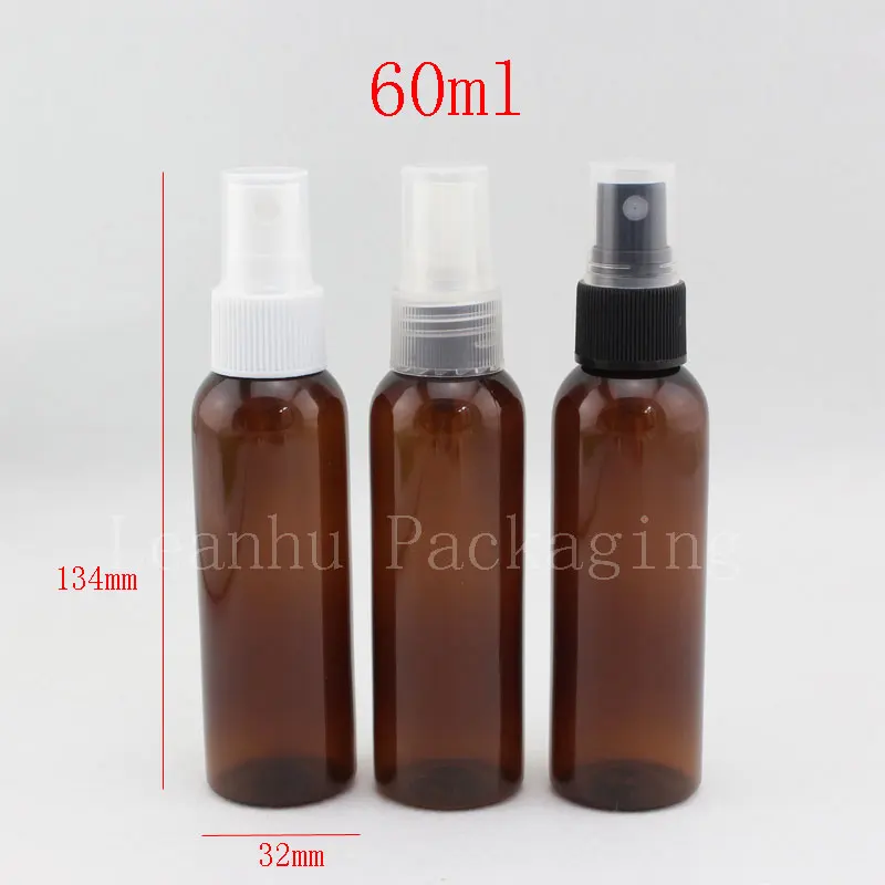 

Pharmaceutical packaging bottle , 60ml brown empty plastic spray perfume bottles with sprayer pump,60cc cosmetic container