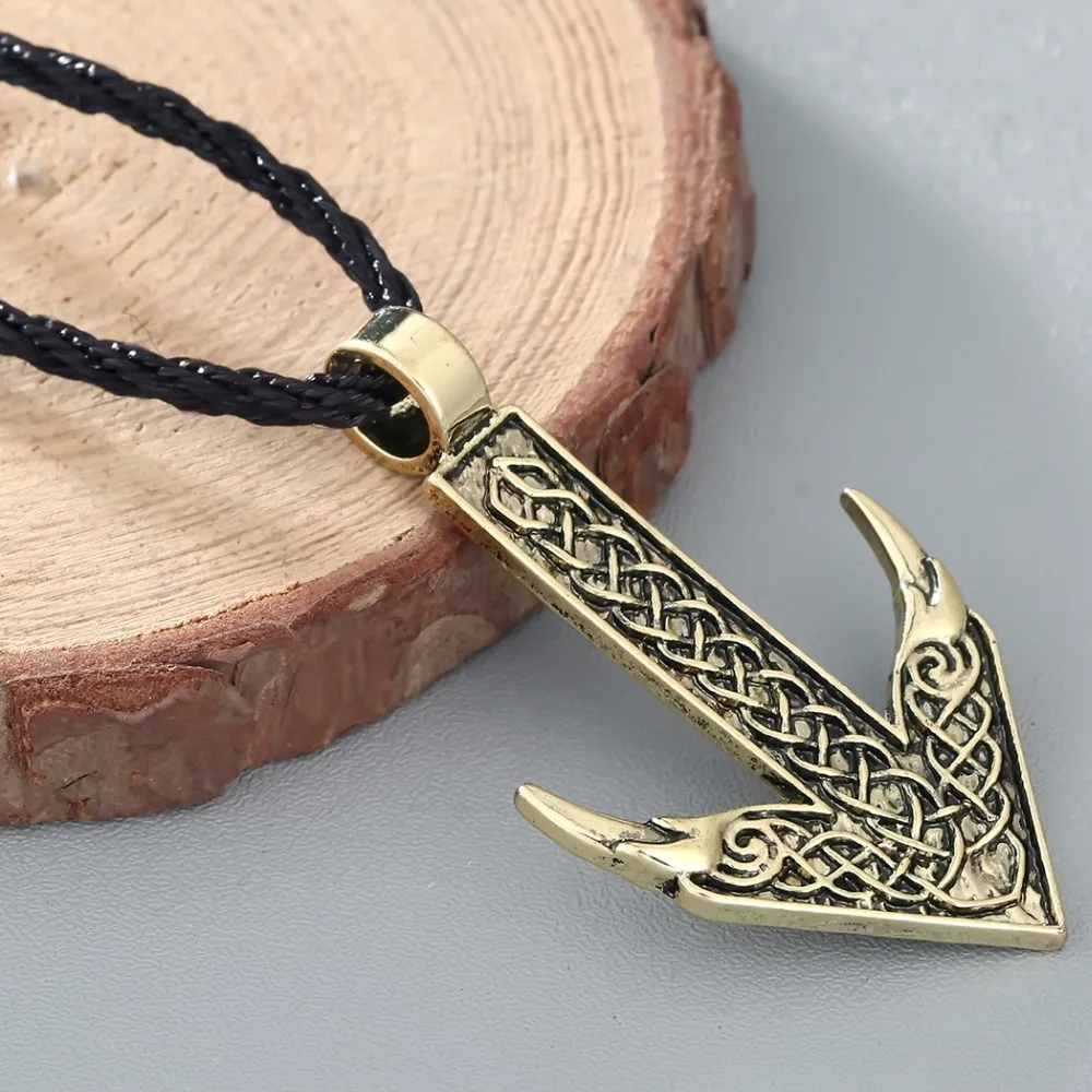CHENGXUN мужское ожерелье направление жизни стрела Руна амулет викинга подвеска