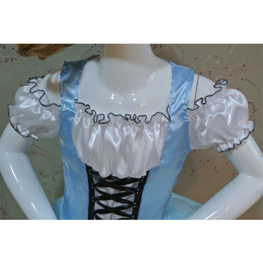 Новинка 2018 Алиса в платье из страны чудесес сценическая одежда детская