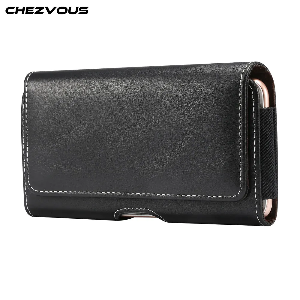 Universal Smartphone Case Belt Clip Mobile Phone Bag Holster Leather Case For Samsung s10 s9 s8 plus s7 s6edge s6 s5 J4 J5 A5 A8