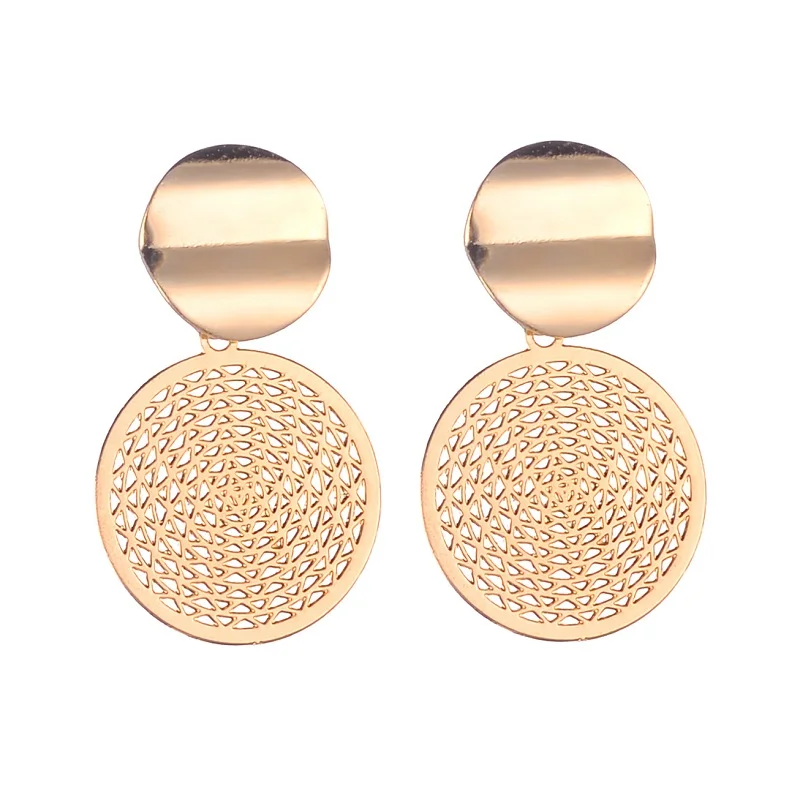 33 gold Find Me новые серьги-капли из сплава для женщин геометрические простые Висячие модные глянцевые длинные серьги ювелирные аксессуары - Окраска металла: 33 gold