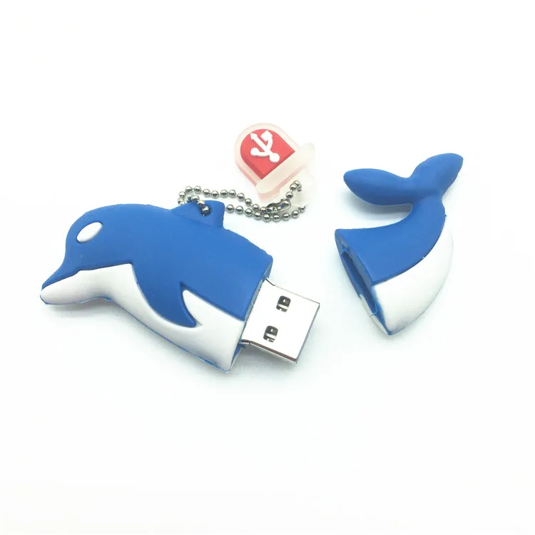 Хит продаж флеш накопитель с изображением животных акулы рыбы USB 3 0 8 ГБ 16 32 64 ГБ|USB