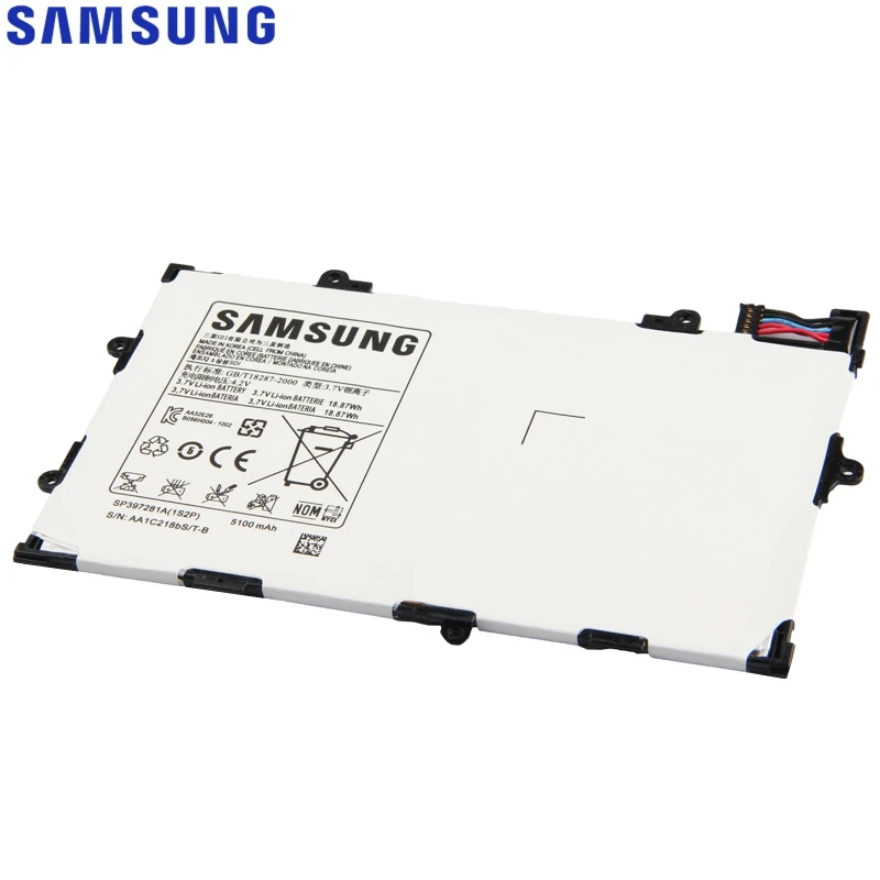 Оригинальная запасная батарея Samsung для Galaxy Tab 7 P6800 i815 P6810 натуральная планшета