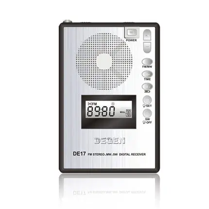 Лучшая цена Degen DE17 FM стерео МВт SW ЖК дисплей радио DSP Мир группа приемник сигнала