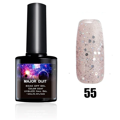 55 New Major Dijit 12ML Gel Nail Polish UV Gel Polish Long Lasting Soak Off UV Nail Gel Polish Hot Gelpolish - Цвет: 55