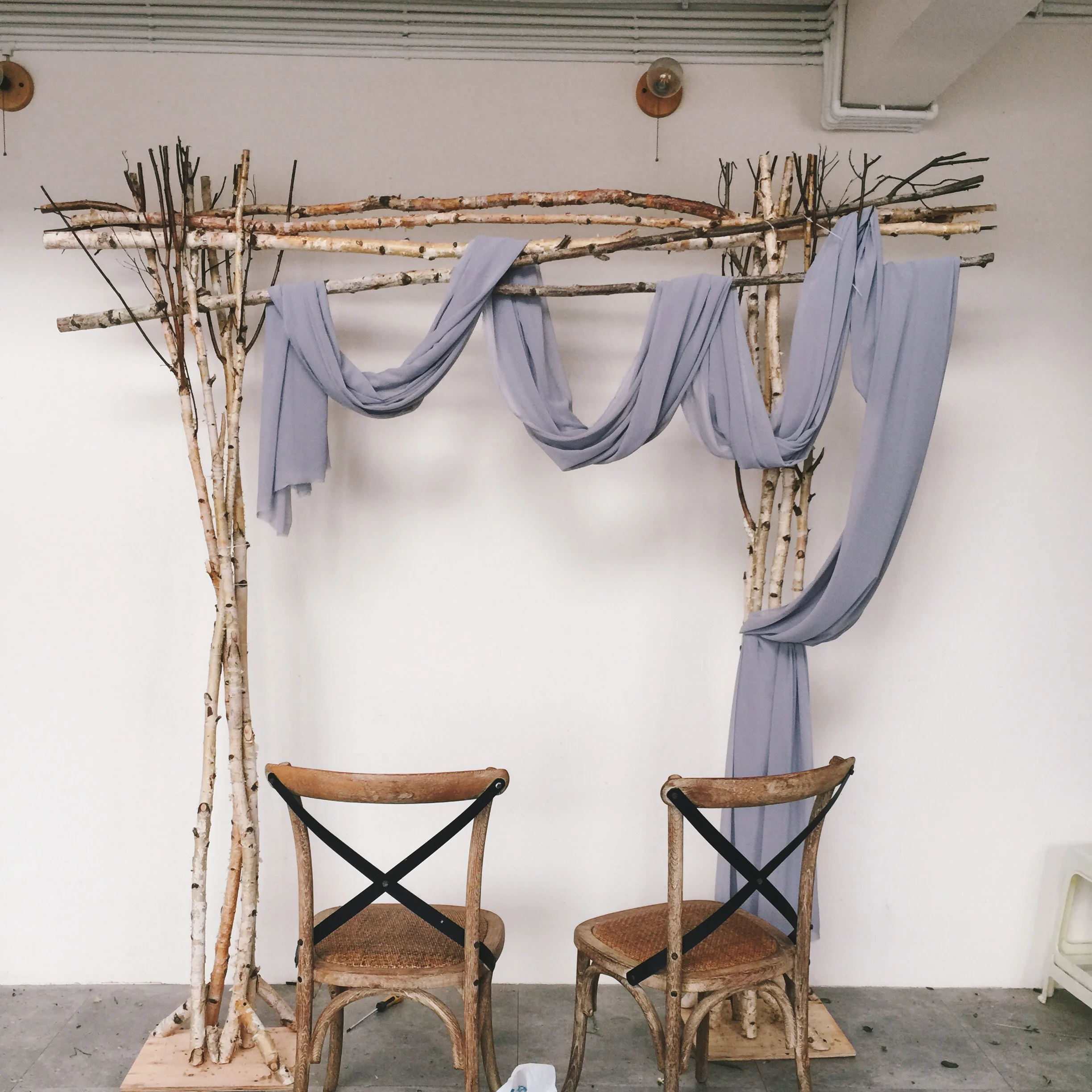 500 см серая шифоновая ткань для свадебных декораций Праздничная церемония Арка