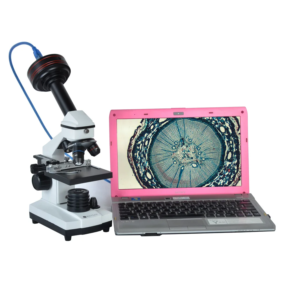 Монокулярный Биологический микроскоп 40X 400X для студентов лабораторный