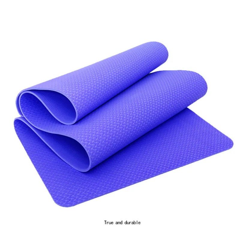 

6mm Extra Thick High Quality NRB Non-slip Yoga Mats For Fitness Environmental Tasteless Pilates Gym Exercise Pads with Bandage