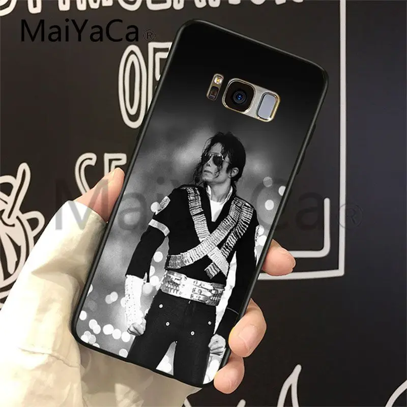 Чехол MaiYaCa Michael Jackson Music для Samsung S5 S6 S7 Edge S8 Plus чехол S9 | Мобильные телефоны и