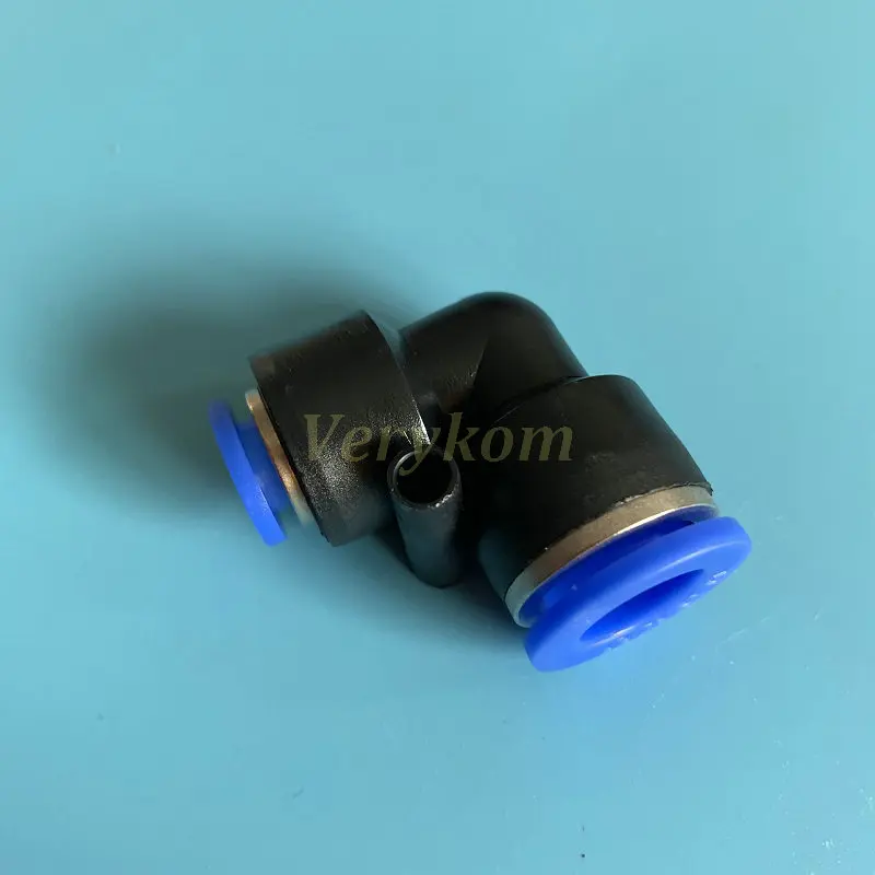 10pcs Pneumatic Unequal Elbow Union 6MM 8MM To 10MM 12MM Reducer One-touch Push In Plastic Air Fitting Connector 8-6 10-6 10-8 |