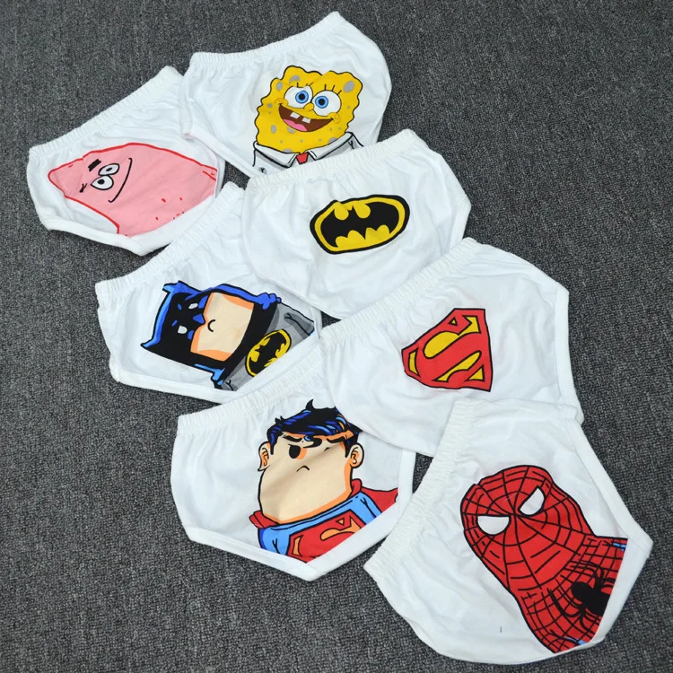 1 шт./лот для маленьких детей детское нижнее белье мальчиков разноцветные Трусы