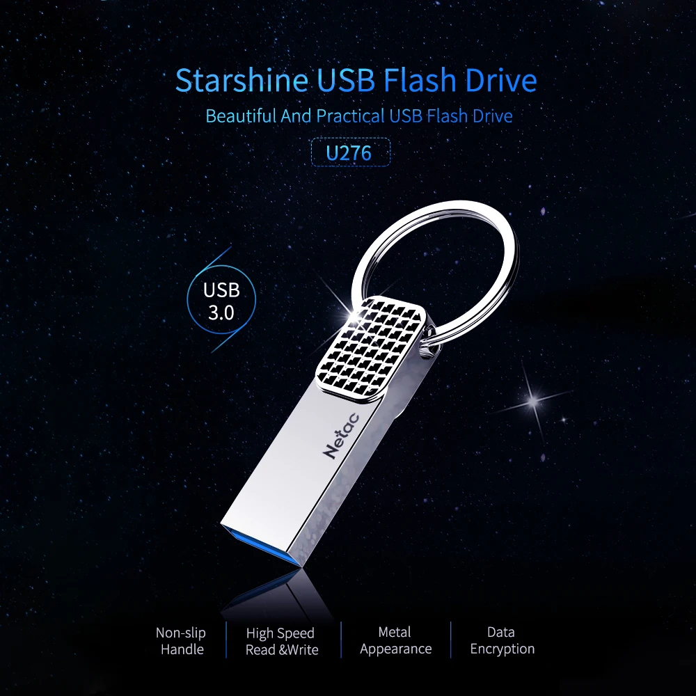 Флеш накопитель Netac U276 USB 3 0 32 ГБ 100|USB флэш-накопители| |