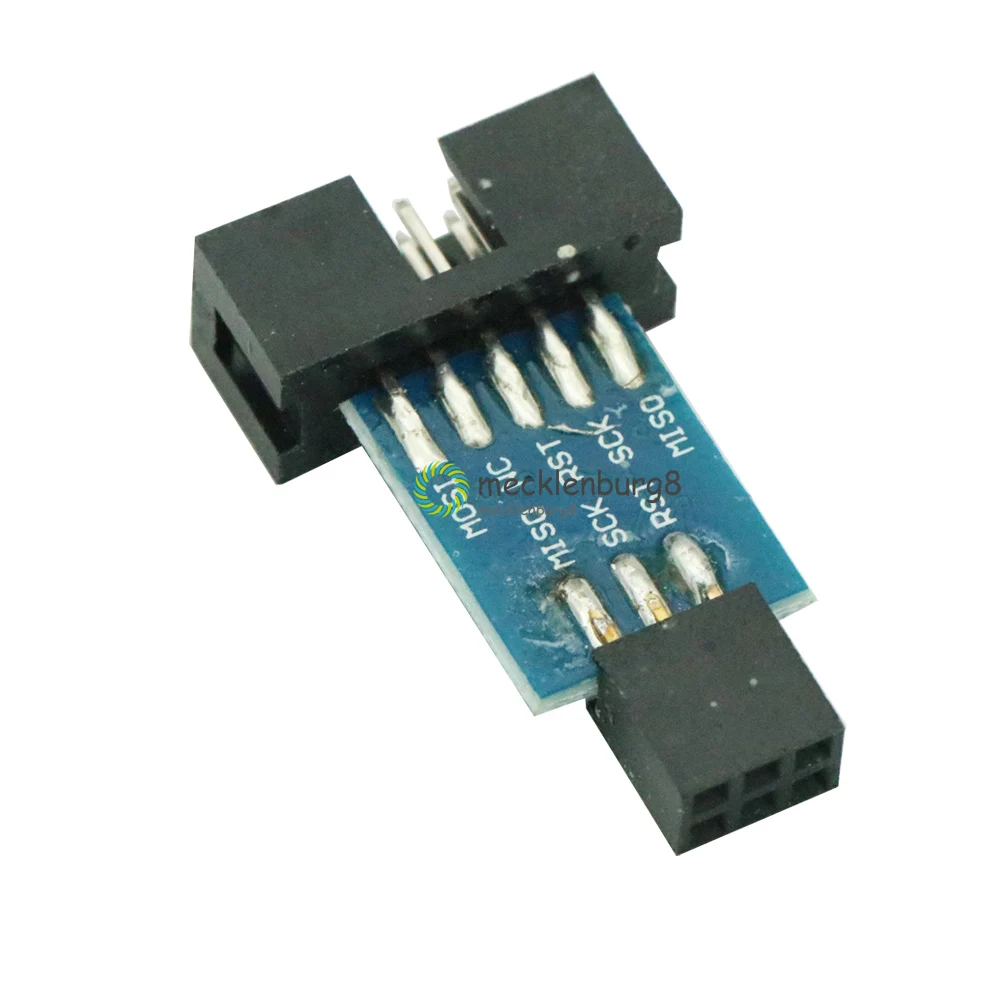 Плата адаптера от 10pin до 6pin для AVRISP MKII USBASP STK500 35 мм x 20 отличное качество|Запасные