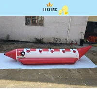 hot sale 5 persons inflatable flying banana boat floating flying fish boat water equipment