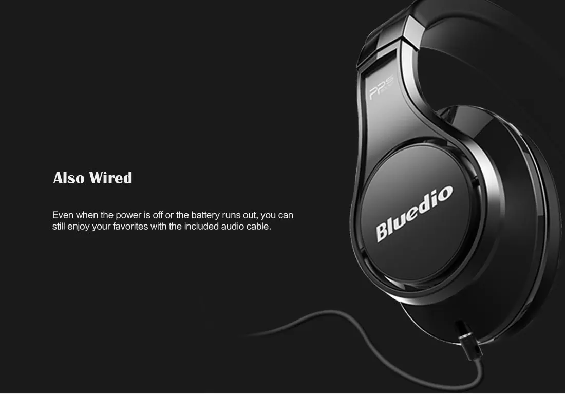 Bluedio UFO Bluetooth наушники 3D звук наушники высокого класса из алюминиевого сплава HiFi Накладные наушники Беспроводная гарнитура с микрофоном