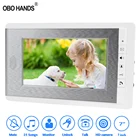 Проводной цветной видеодомофон, 7-дюймовый TFT внутренний монитор, экран, видеодомофон, домашний телефон для доступа к двери, система OBO