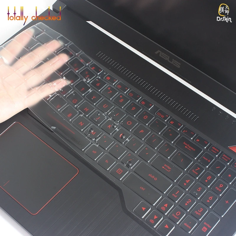 Для Asus Rog Fx503Vd Fx503Vm Rog Strix Gl703Vd Gl703Vm 1" Rog 15,6 дюймов, чехол для клавиатуры ноутбука, защита кожи, Ультратонкий ТПУ