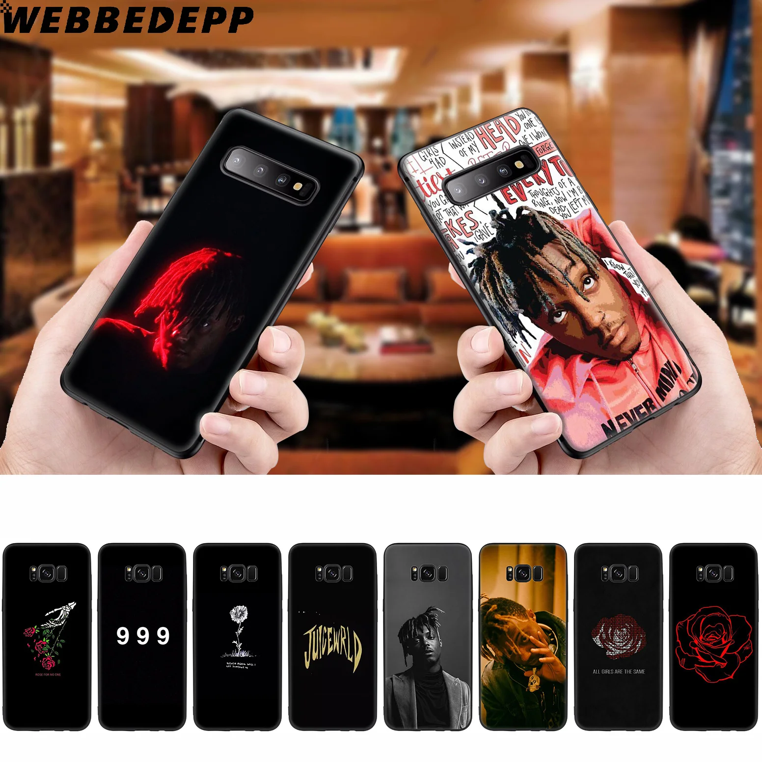 WEBBEDEPP Juice WRLD Soft Case for Samsung Galaxy S10 S10e S9 S8 Plus S7 S6 Edge &amp J6 2018 Note 10 9 8 |