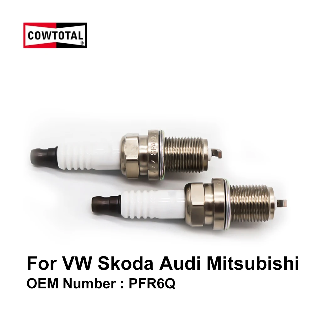 Cowtote Platinum Свеча зажигания для Volkswagen Beetle ПАССАТ шаран Skoda Superb Audi A4 A6 TT OE PFR6Q (упаковка