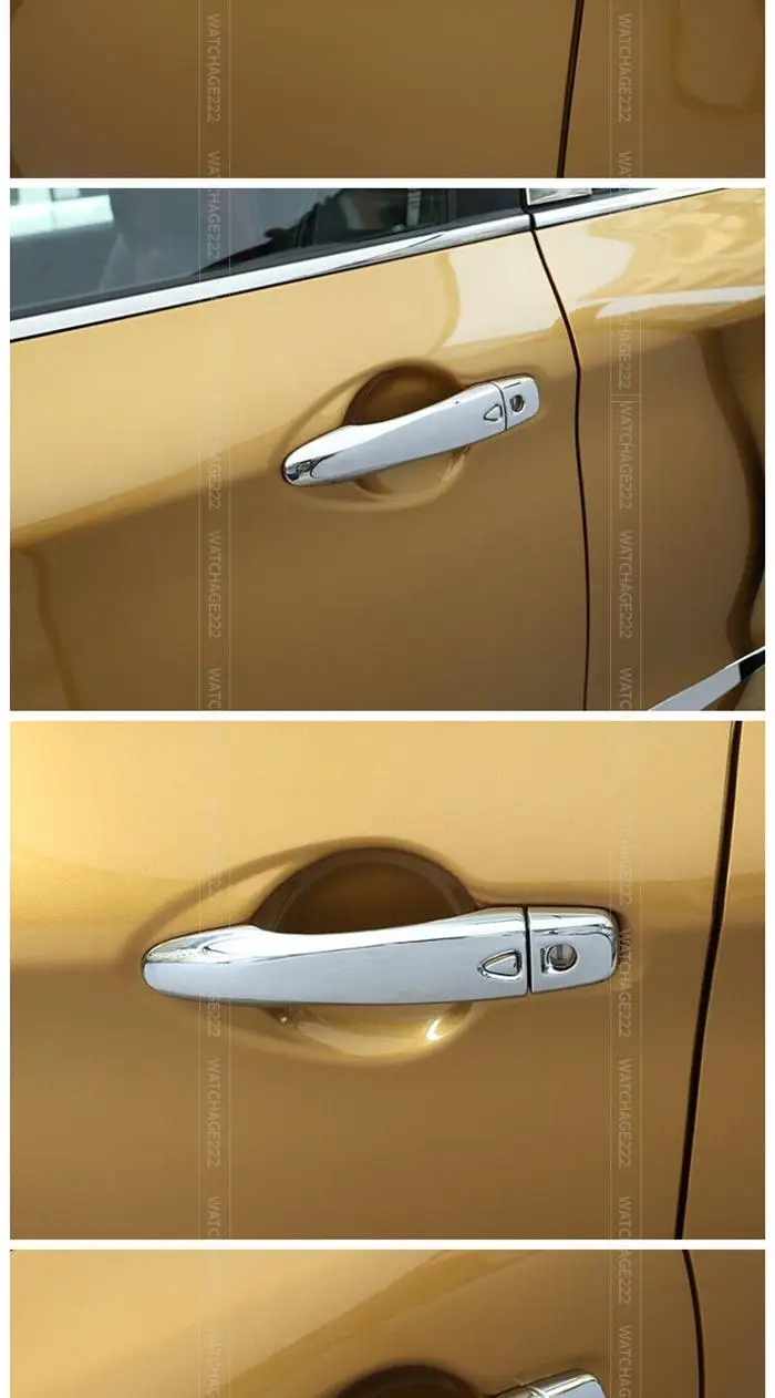 Аксессуары подходят для NISSAN QASHQAI J11 CHROME дверные ручки крышки с SMART KEY HOLE крышка защелки отделка под давлением