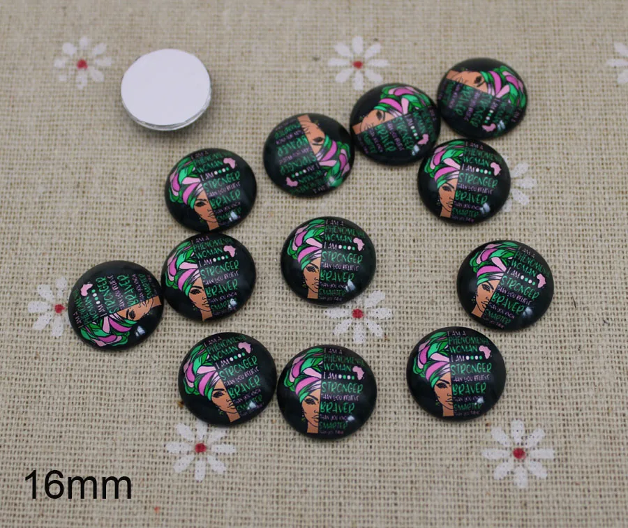 Afroцентрические шармы двухсторонняя красочная печать афроамериканские женщины