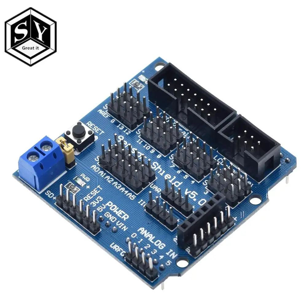 V5.0 сенсор Щит Плата расширения для arduino электронные строительные блоки робот