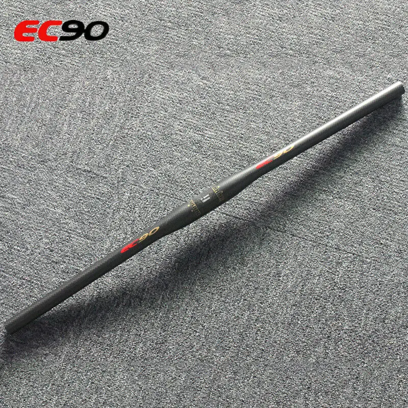 EC90 31,8 мм углеродный руль для шоссейного велосипеда, плоский руль для горного велосипеда 660-760 мм, матовый руль для велосипеда 90 мм
