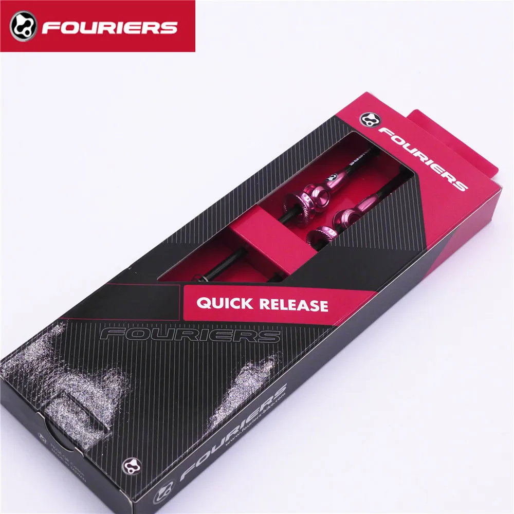 FOURIERS QR-DX001 титановый дорожный велосипед углеродный быстроразъемный шпажки светильник вес 43 г