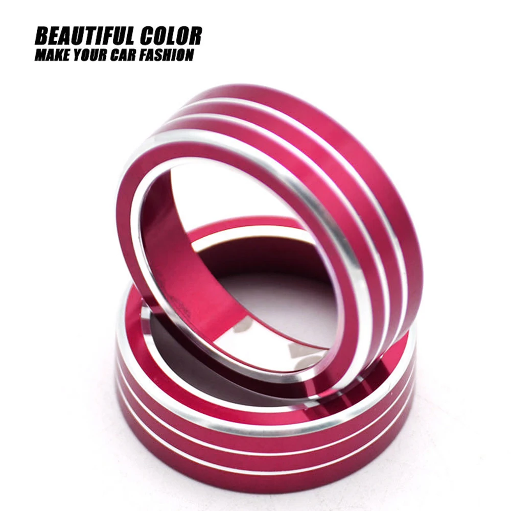 2 шт. автомобильная Алюминиевая Декоративная кольцевая ручка переменный ток