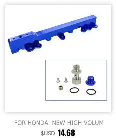 CNSPEED высокой топливной рампе объем для Honda серии D Sohc D16 топлива Железнодорожный Комплект Высокое качество топлива рельсовые комплекты подачи топлива TT100789-BL