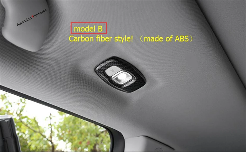 Yimaautotrims Interior Refit Kit Fit For Renault Koleos 2017 2018 2019 2020 Rear Seat Roof Reading Lamp Lights Cover Trim | Автомобили и