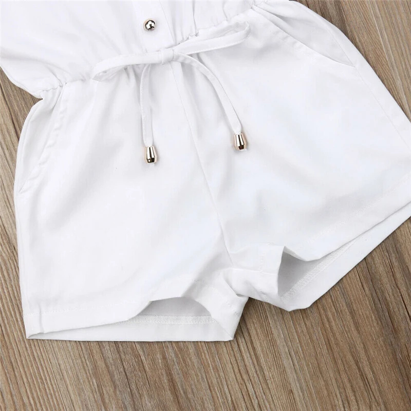 Из хлопка для маленьких девочек Новая летняя одежда Однобортная детская