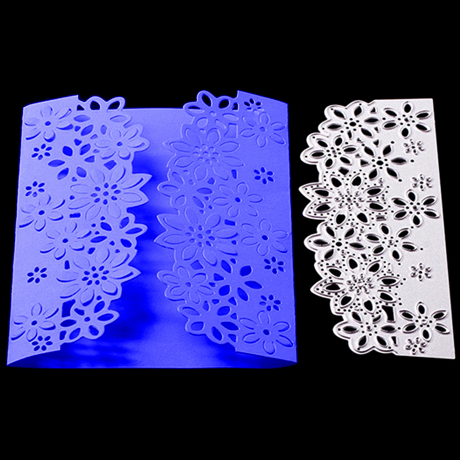 Трафареты из углеродистой стали с цветочным узором штампы для тиснения