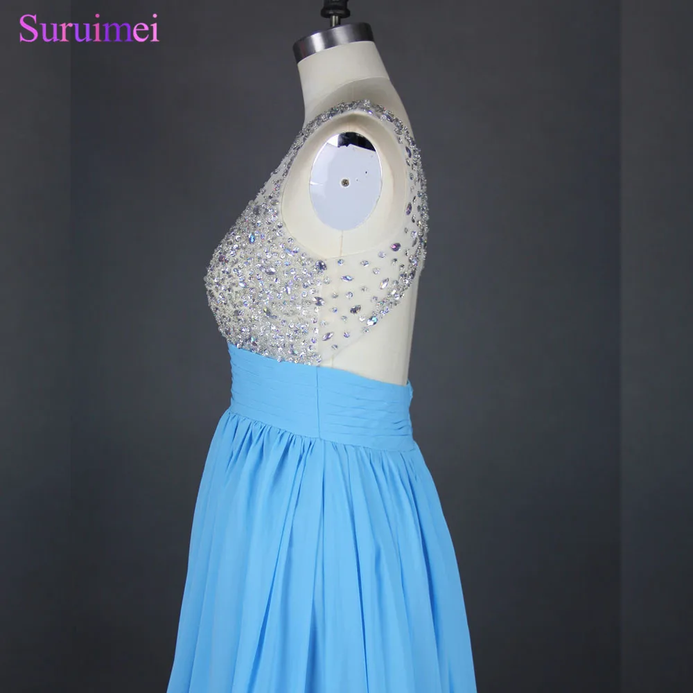 Длинные вечерние платья с бисером прозрачное синее платье открытой спиной |