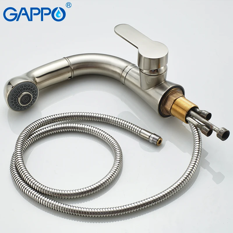 GAPPO смеситель для раковины выдвижной кран водопада краны ванной комнаты |