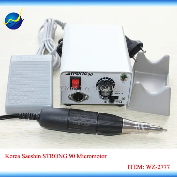 

Original Korea Strong 90 Electric Micromotor & 102 Brush motor Polishing Polisher for Laboratory, Jewellery, Hobby and Nail File