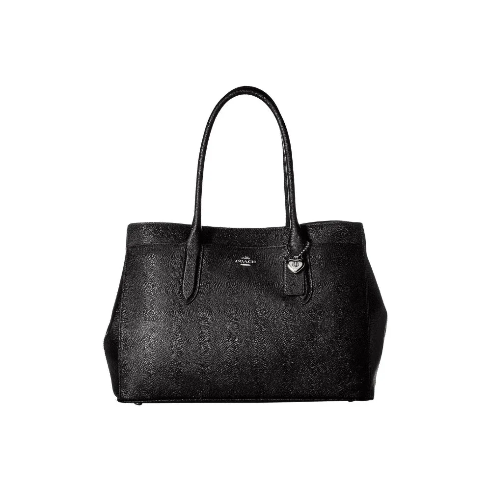 COACH women s Bailey Carryall in Crossgrain кожа(черный/золотой) Роскошные сумки для женщин дизайнерские сумки от Coach