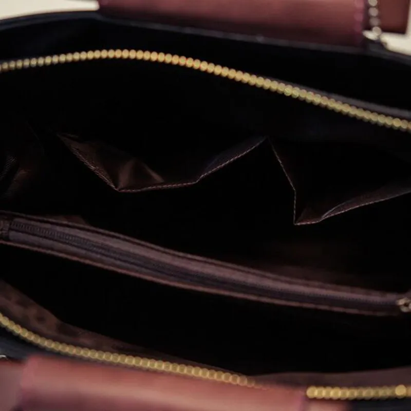 Женская сумка из ПУ кожи винтажная Повседневная через плечо с ручкой сверху