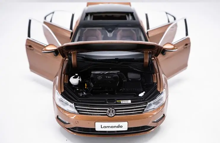 Высокая имитация Volkswagen Lamando GTS модель автомобиля 1:18 передовая Коллекция игрушечных автомобилей из сплава, литая металлическая модель