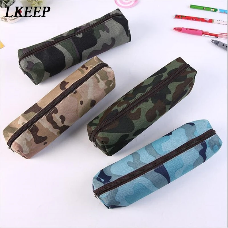 Fashion Creative Camouflage Military Cosmetic Bag Zipper Simple Casual Stationery Storage Lipstick Eyeliner Makeup Bags | Багаж и сумки