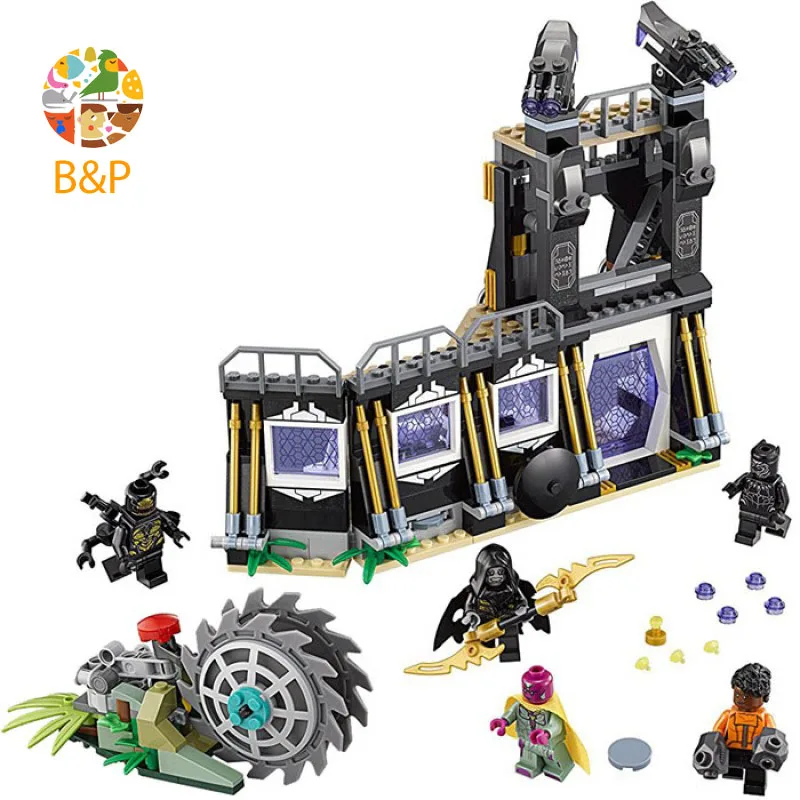 76103 466 шт Супер Герои Corvus Glaive молотилка строительные блоки кирпичные игрушки для