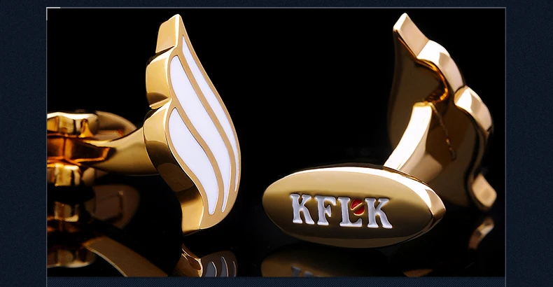 KFLK ювелирные изделия рубашка запонки для женщин Бренд манжеты пуговицы леди Запонки Высокое качество Золотой Цвет abotoaduras