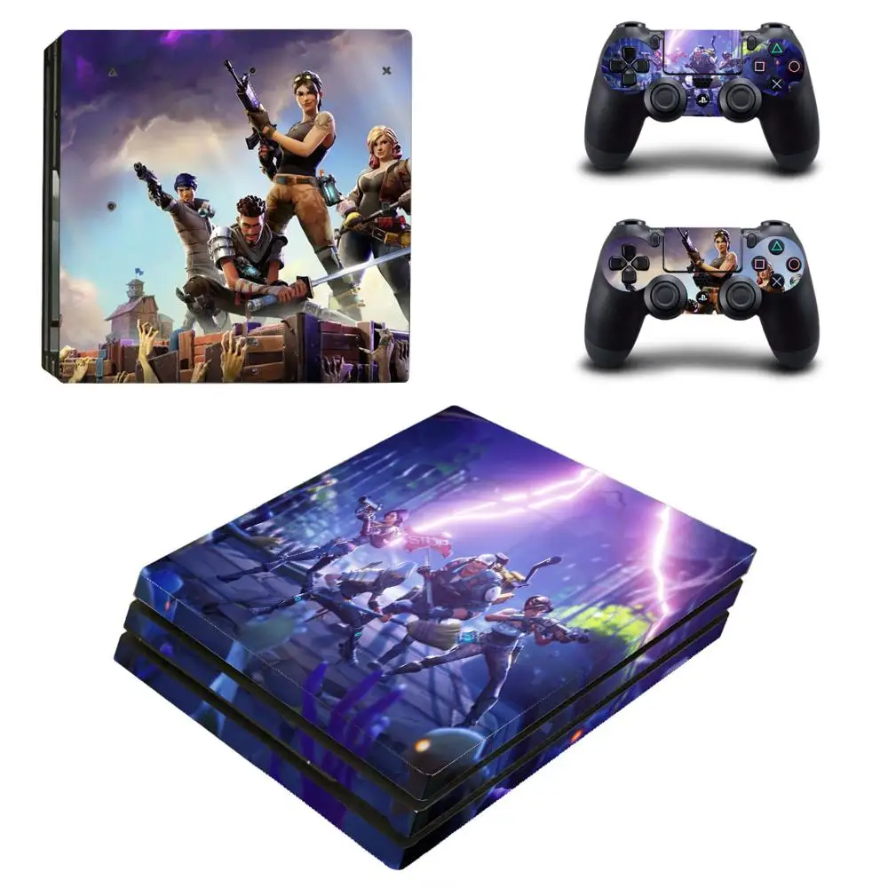 PS4 Pro наклейка на кожу виниловая для sony Playstation 4 консоль и 2 контроллера PS4 Pro наклейка на кожу