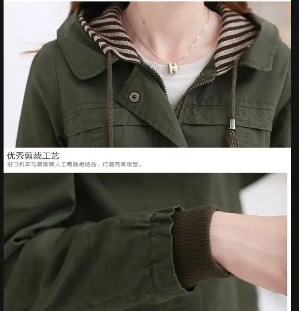 

2017 Real Coats Direct Selling Women Jacket 2017new Big Yards Slim Spring Autumn Coat Long-sleeved Leisure High-end Elegant