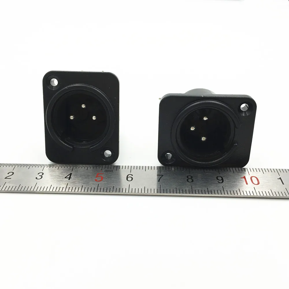 8 шт./4 комплекта XLR 3 контактный гнездовой и Мужской Шасси панельный адаптер для