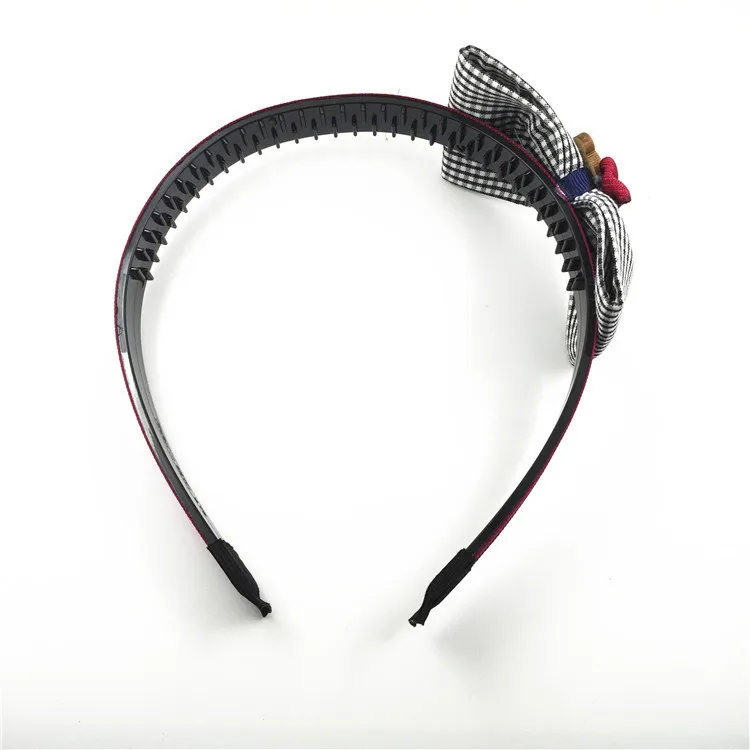 1 шт. новинка противоскользящие детские обручи для волос с бантиком Детские