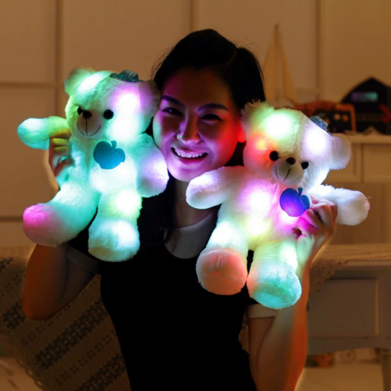 Игрушка плюшевая со светодиодной подсветкой 38 см | Игрушки и хобби