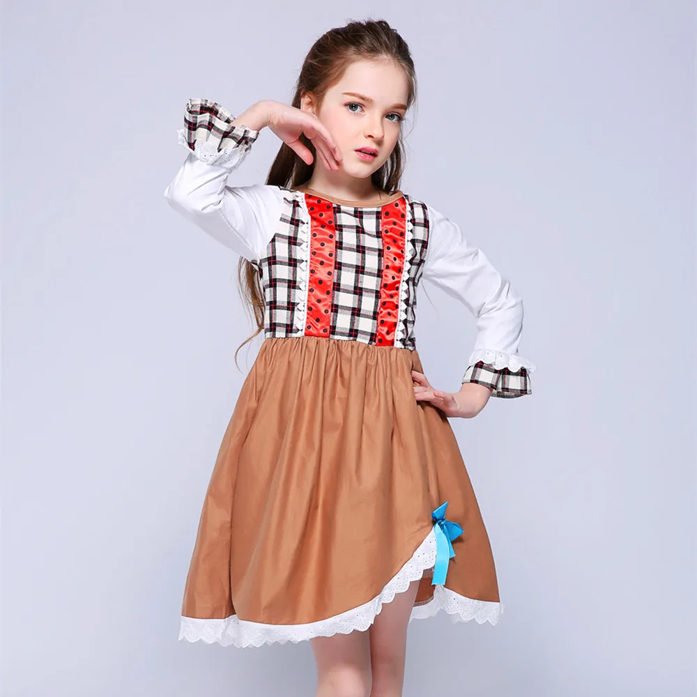 Kseniya kids/одежда с длинными рукавами для девочек; Брендовое платье принцессы; платье с цветочным рисунком; вечерние платья для девочек; Одежда для девочек 10 лет