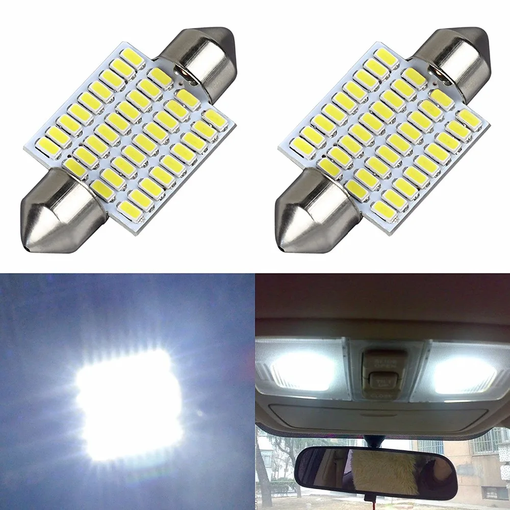 Светодиодные лампы AGLINT для чтения автомобильные C5W 36 мм 3014 SMD аксессуары 2 шт.| |