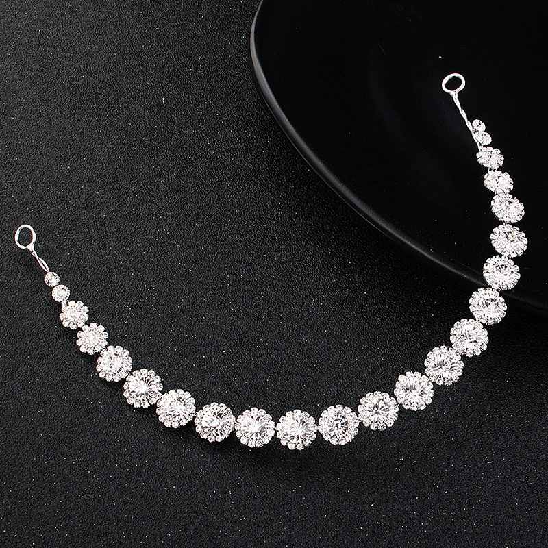 Ободок для волос с кристаллами повязка на голову девочек | Украшения и аксессуары